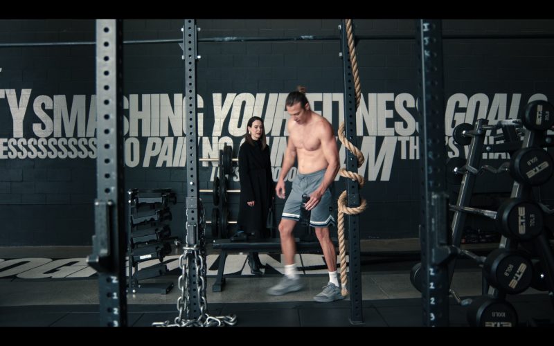 ALO Yoga Traction Arena Shorts, Socks, Alo Yoga Alo Runner in All's Fair S01E08 “Oh, Jesus!” (2025) (Image 1)