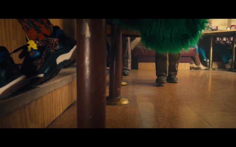 ASH ADDICT Leopard Print Pony Hair & Black Mesh Sneakers of Barbie Ferreira as Bailey in Unpregnant (2020) (Image 1)