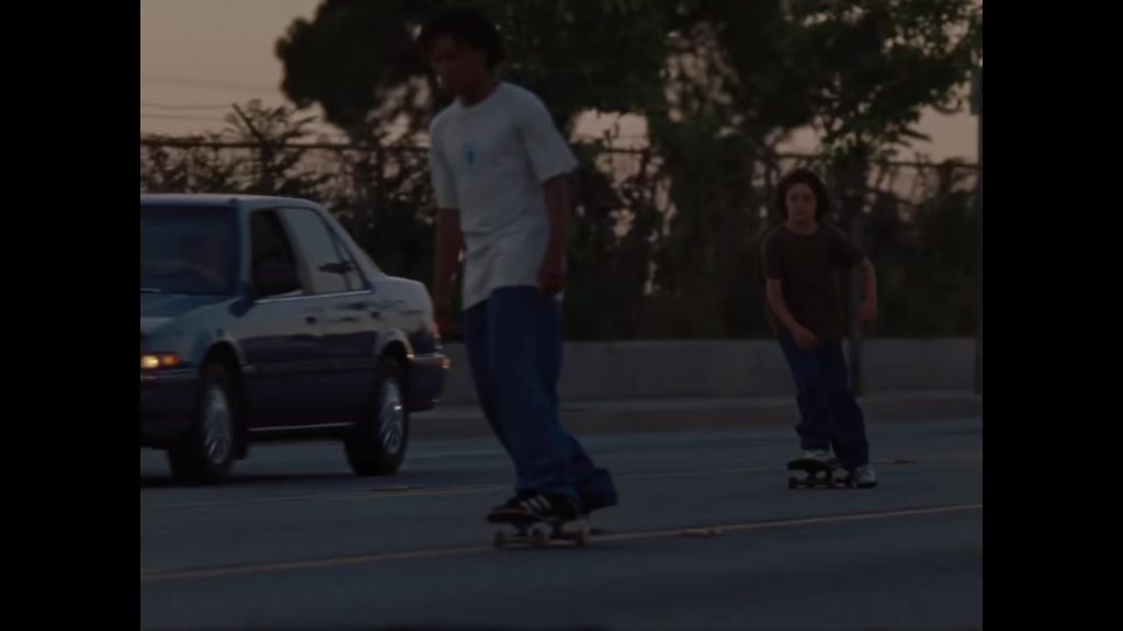 Adidas Black Sneakers Worn by Na-kel Smith in Mid90s (2018) (Image 1)