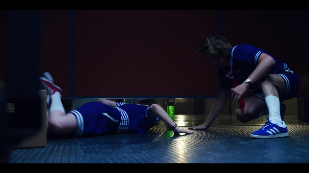 Adidas Blue Shoes Worn by Joe Keery as Steve Harrington in Stranger Things – Season 3, Episode 5, “The Flayed” (2019) (Image 1)