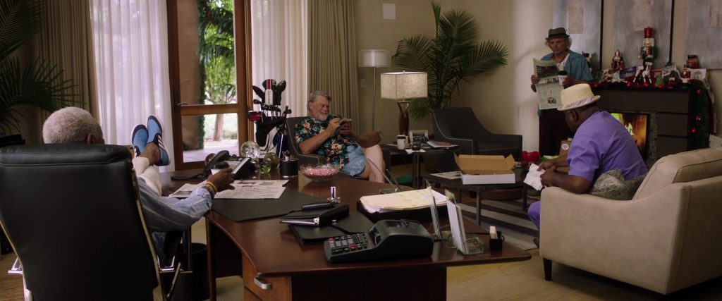 Adidas Blue Shoes Worn by Morgan Freeman in Just Getting Started (2017) (Image 1)