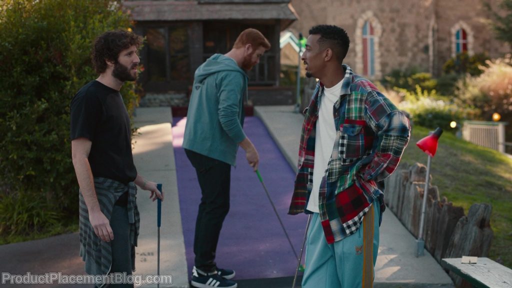 Adidas Blue Sneakers Worn by Andrew Santino as Mike in Dave S01E01 “The Gander” (2020) (Image 1)