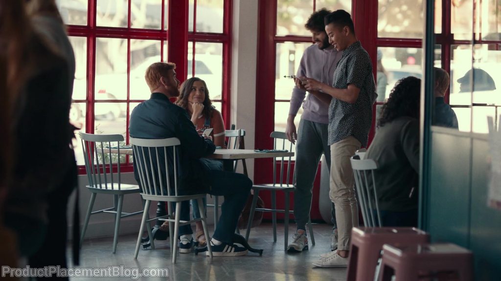 Adidas Blue Sneakers Worn by Andrew Santino as Mike in Dave S01E01 “The Gander” (2020) (Image 2)
