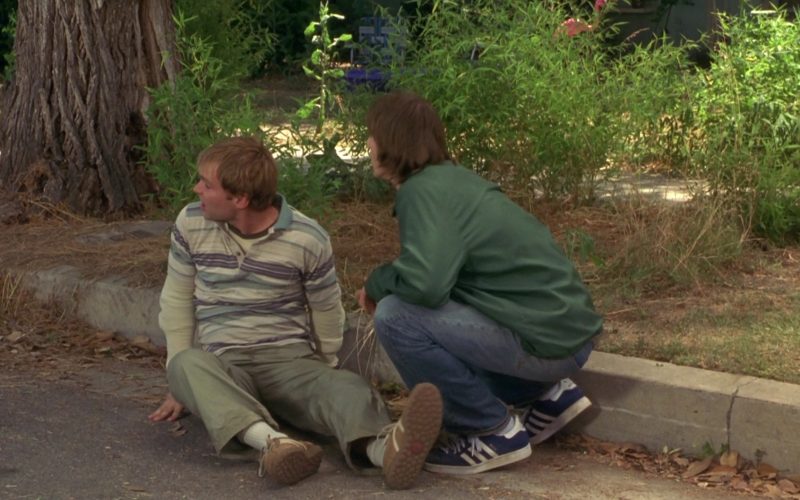 Adidas Blue Sneakers Worn by Ashton Kutcher in Dude, Where’s My Car (2000) (Image 1)