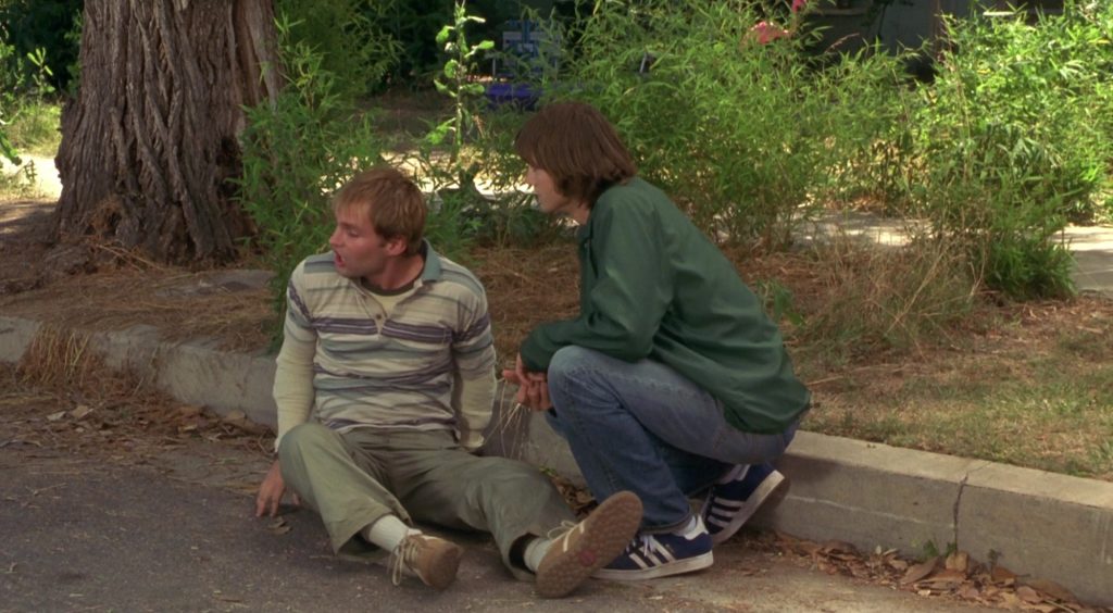 Adidas Blue Sneakers Worn by Ashton Kutcher in Dude, Where’s My Car (2000) (Image 2)