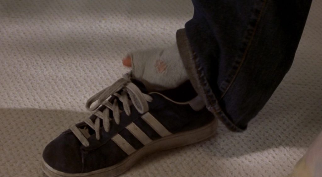 Adidas Blue Sneakers Worn by Ashton Kutcher in Dude, Where’s My Car (2000) (Image 4)