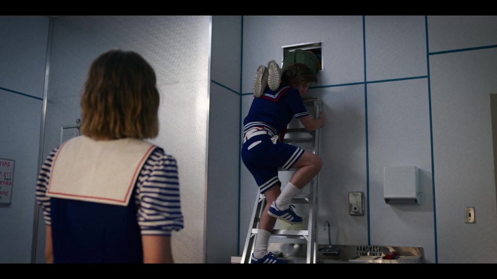 Adidas Blue Sneakers Worn by Joe Keery as Steve Harrington in Stranger Things – Season 3, Episode 4, “The Sauna Test” (2019) (Image 3)