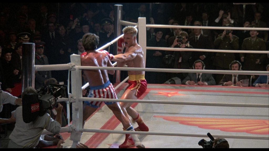 Adidas Boxing Red Shoes Worn by Dolph Lundgren (Captain Ivan Drago) in Rocky 4 (1985) (Image 1)