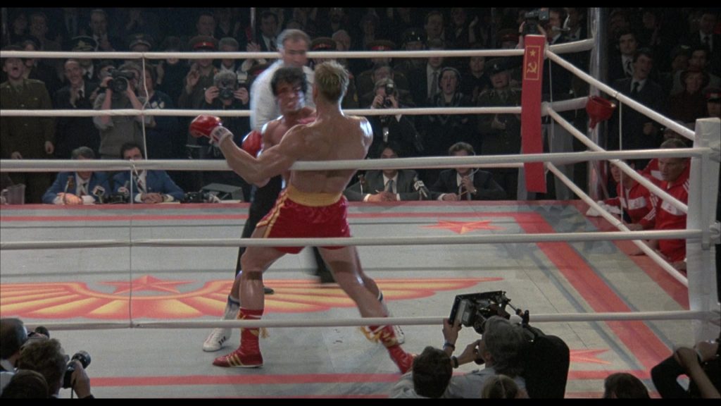 Adidas Boxing Red Shoes Worn by Dolph Lundgren (Captain Ivan Drago) in Rocky 4 (1985) (Image 3)