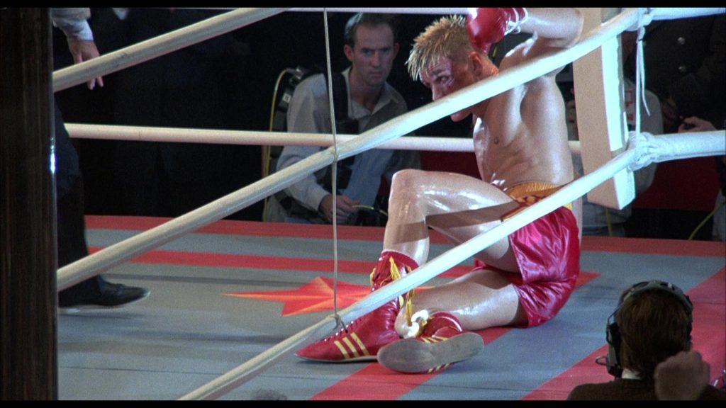 Adidas Boxing Red Shoes Worn by Dolph Lundgren (Captain Ivan Drago) in Rocky 4 (1985) (Image 4)