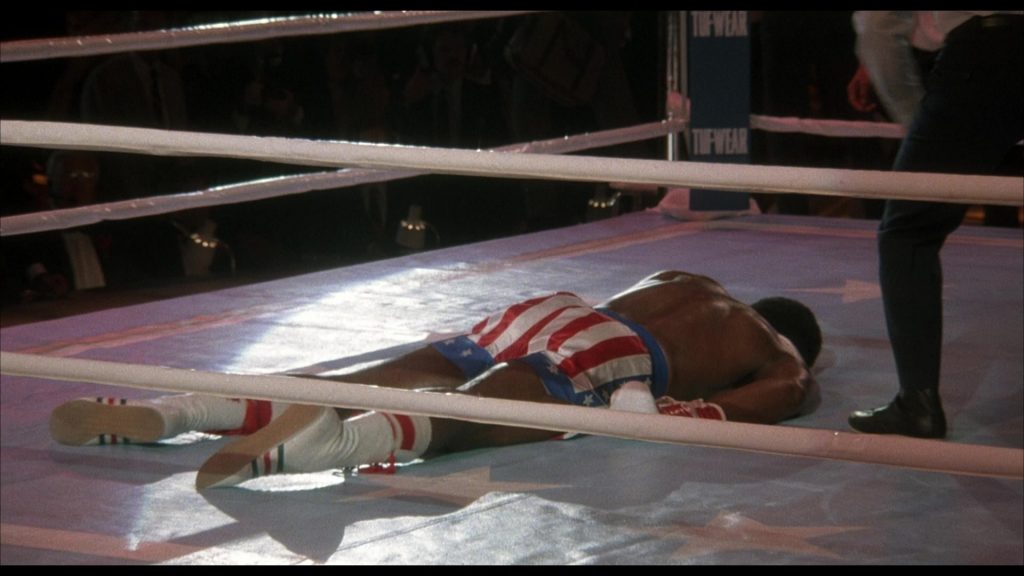 Adidas Boxing White Shoes Worn by Carl Weathers (Apollo Creed) in Rocky 4 (1985) (Image 1)