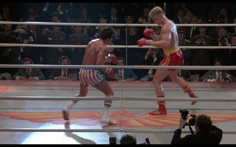 Adidas Boxing White Shoes Worn by Sylvester Stallone (Rocky Balboa) in Rocky 4 (1985) (Image 1)
