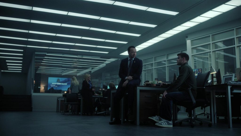 Adidas Campus '00s shoes in Boston Blue S01E06 “Code of Ethics” (2025) (Image 1)