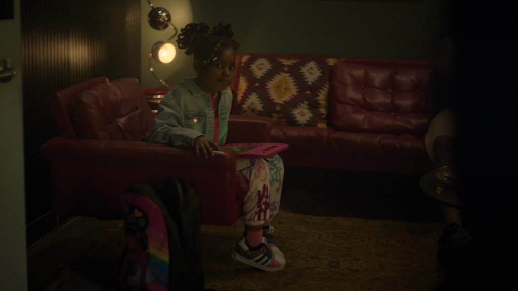 Adidas Girls Sneakers in Rap Sh!t S02E02 “Heavy Traffic” (2023) (Image 2)