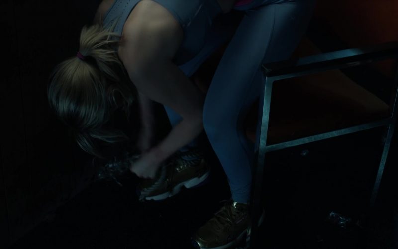 Adidas Gold Women's Sneakers in L.A.'s Finest S02E10 “Deliver Us from Evil” (2020) (Image 1)