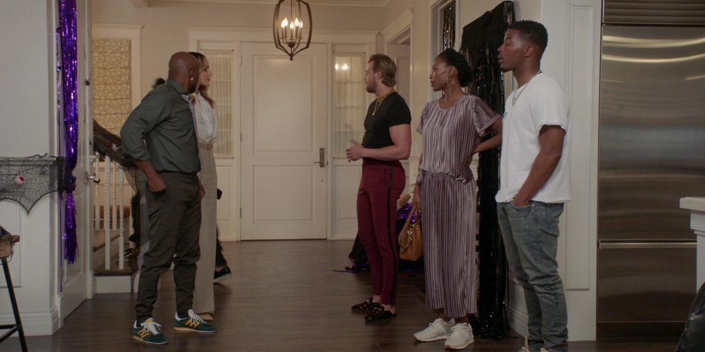 Adidas Green Sneakers of Taye Diggs as Billy Baker in All American S04E20 “Champagne Glasses” (2022) (Image 1)