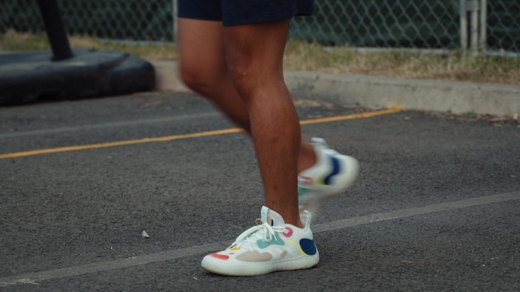 Adidas Harden Vol. 5 Sneakers in Doogie Kamealoha, M.D. S01E05 “Dunk Cost” (2021) (Image 1)