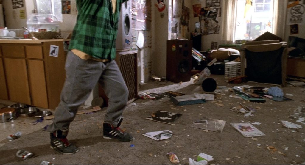 Adidas High Top Sneakers (Black) Worn by Alex Winter in Bill & Ted's Bogus Journey (1991) (Image 1)