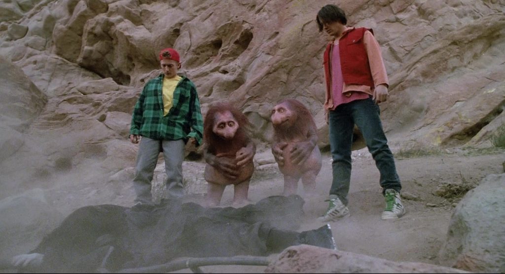 Adidas High Top Sneakers (White) Worn by Keanu Reeves in Bill & Ted's Bogus Journey (1991) (Image 5)