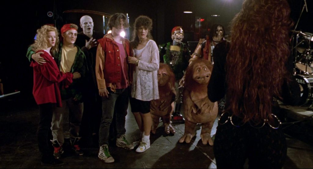 Adidas High Top Sneakers (White) Worn by Keanu Reeves in Bill & Ted's Bogus Journey (1991) (Image 6)