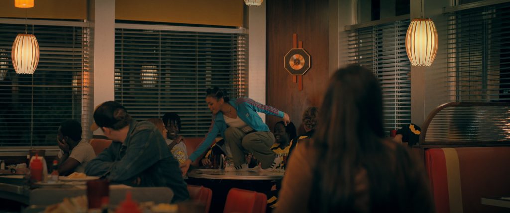 Adidas Jacket and Shoes of Celeste O'Connor as Mattie Franklin in Madame Web (2024) (Image 1)