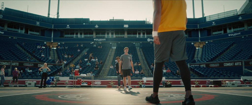 Adidas Men's Black Sneakers in Gen V S01E01 “God U.” (2023) (Image 1)