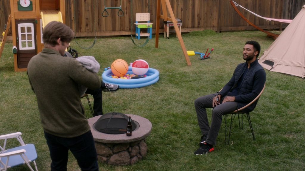 Adidas Men's Black Sneakers in Grey's Anatomy S17E07 “Helplessly Hoping” (2021) (Image 1)