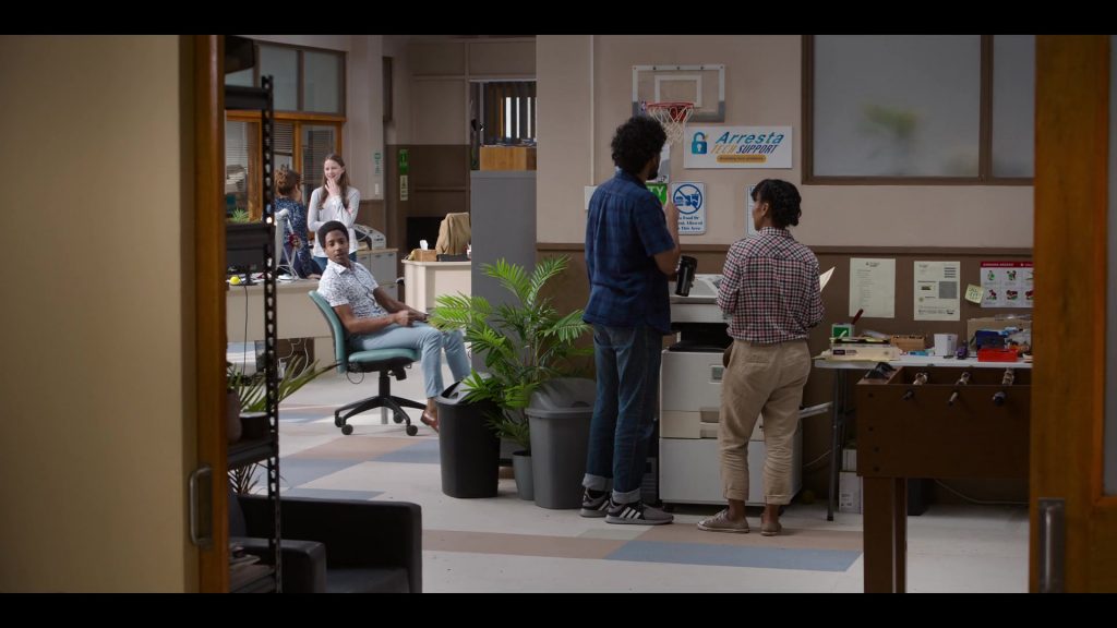 Adidas Men's Shoes in God's Favorite Idiot S01E01 “B-Minus” (2022) (Image 2)