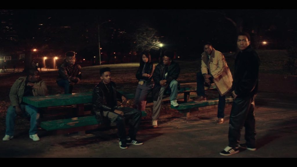 Adidas Men's Sneakers in Black Mafia Family S01E01 “See It Touch It… Obtain It” (2021) (Image 1)