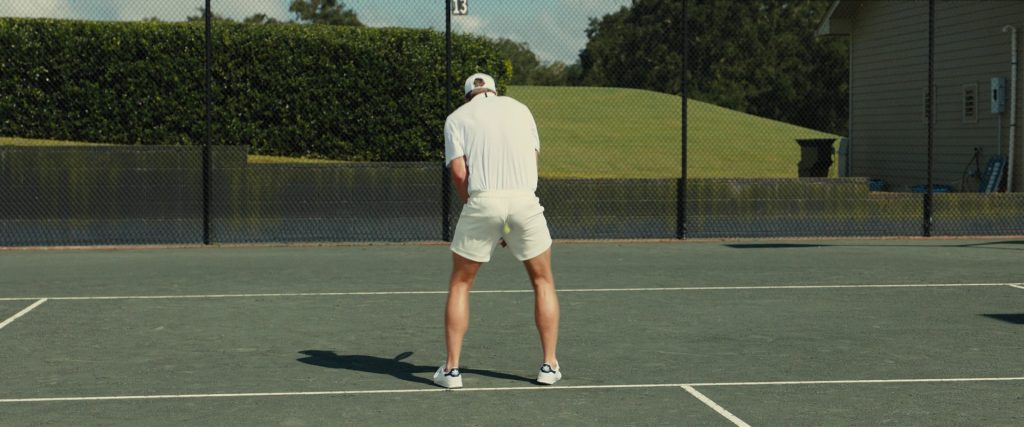 Adidas Men's Sneakers of Anders Holm as Lucky Collins in About My Father (2023) (Image 1)