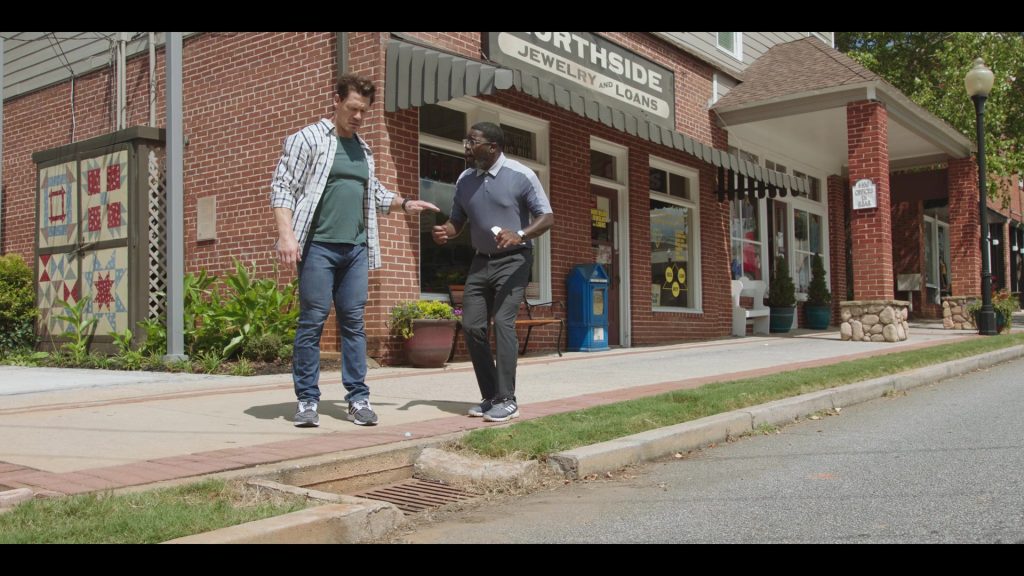 Adidas Men's Sneakers of Lil Rel Howery as Marcus in Vacation Friends (2021) (Image 1)
