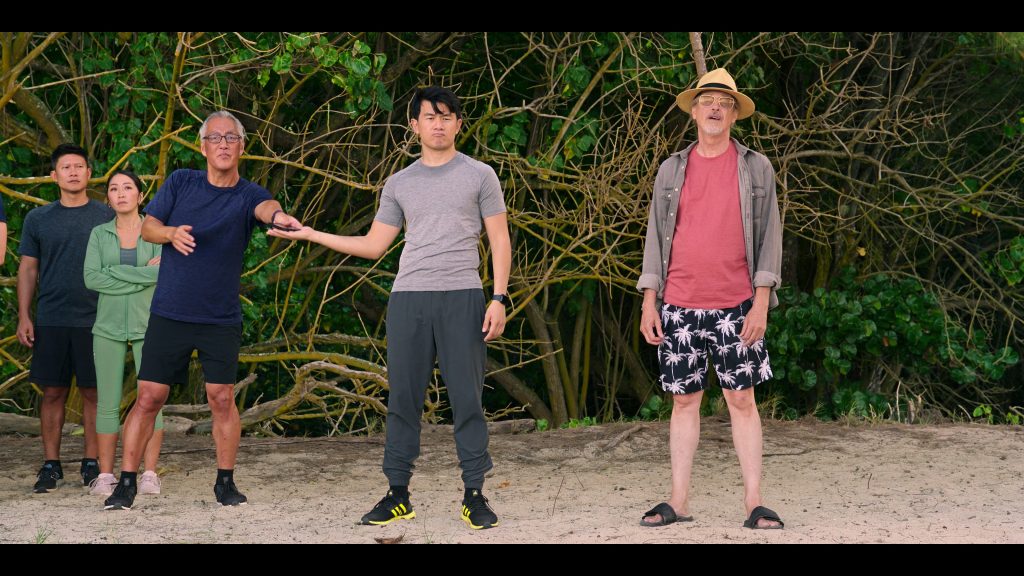 Adidas Men's Sneakers of Ronny Chieng as Yeon in Vacation Friends 2 (2023) (Image 1)