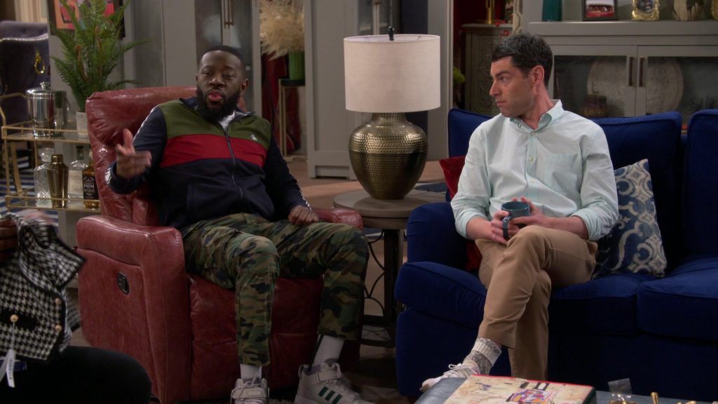 Adidas Men's Sneakers of Sheaun McKinney as Malcolm Butler in The Neighborhood S05E17 “Welcome to the Milestone” (2023) (Image 1)
