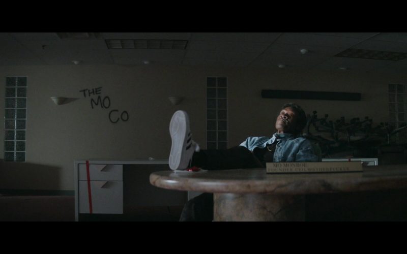 Adidas Men's White Sneakers of Don Cheadle as Maurice Monroe in Black Monday S02E10 “I Don't Like Mondays” (2020) (Image 1)