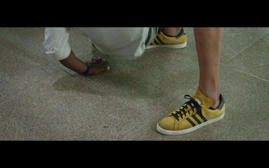 Adidas Men's Yellow Sneakers – Central Intelligence (2016) (Image 1)