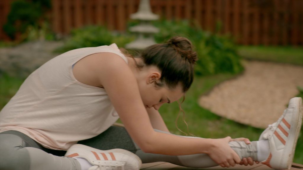 Adidas Originals Superstar Shoes of Mary Mouser as Samantha LaRusso in Cobra Kai S02E04 “The Moment of Truth” (2019) (Image 1)