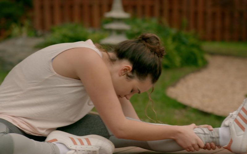 Adidas Originals Superstar Shoes of Mary Mouser as Samantha LaRusso in Cobra Kai S02E04 “The Moment of Truth” (2019) (Image 1)