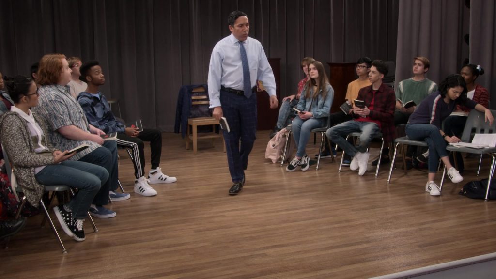Adidas Pants and Shoes Worn by Coy Stewart as Lorenzo in Mr. Iglesias S02E03 “Party of One” (2020) (Image 1)