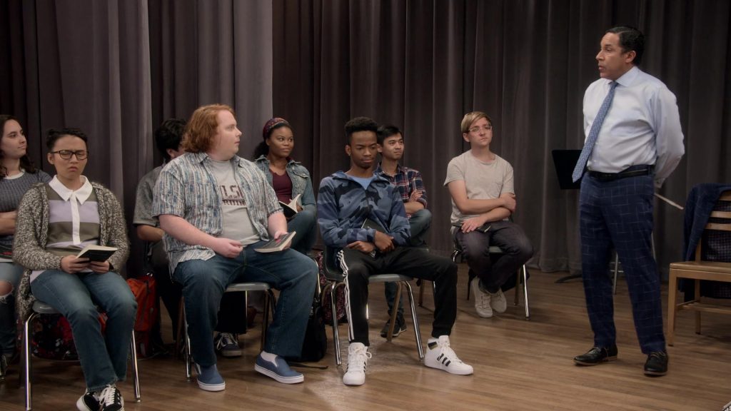 Adidas Pants and Shoes Worn by Coy Stewart as Lorenzo in Mr. Iglesias S02E03 “Party of One” (2020) (Image 2)