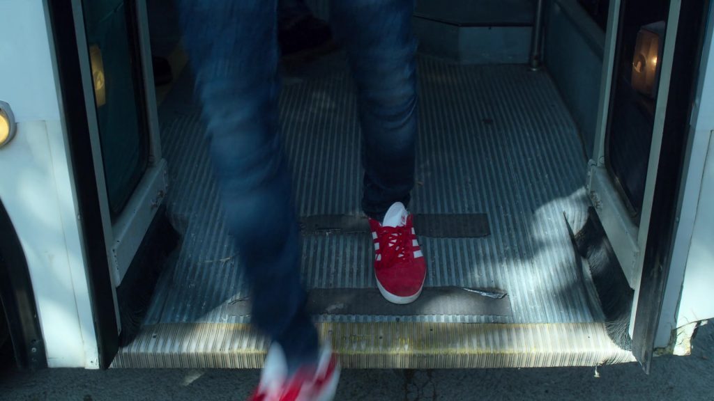 Adidas Red Shoes in On My Block S03E01 (2020) (Image 1)