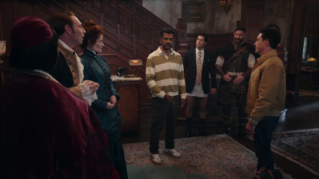 Adidas Samba sneakers in Ghosts S05E06 “Planes, Shanes and Automobiles” (2025) (Image 3)