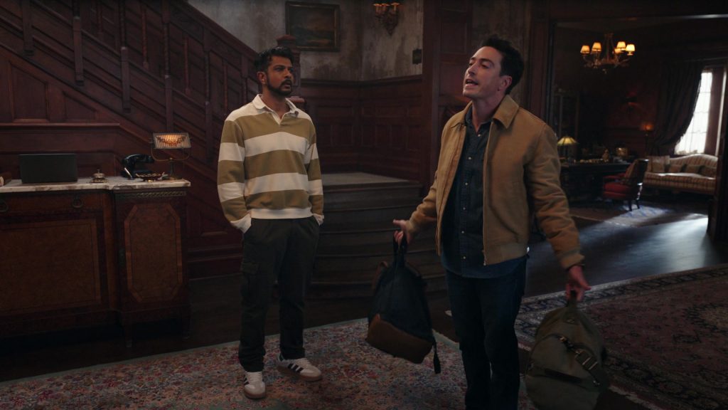 Adidas Samba sneakers in Ghosts S05E06 “Planes, Shanes and Automobiles” (2025) (Image 4)