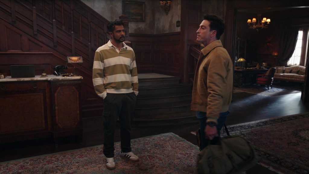 Adidas Samba sneakers in Ghosts S05E06 “Planes, Shanes and Automobiles” (2025) (Image 7)