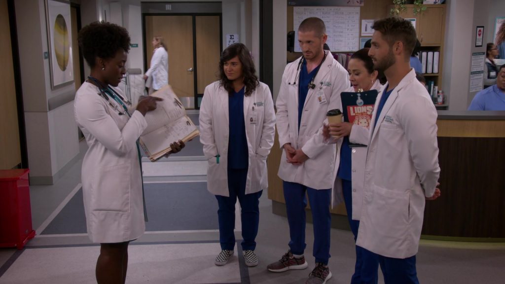 Adidas Shoes Worn by Lucas Neff as Dr. Caleb Sommers in Carol's Second Act – Season 1, Episode 2, You Give Me Fever (2019) (Image 1)