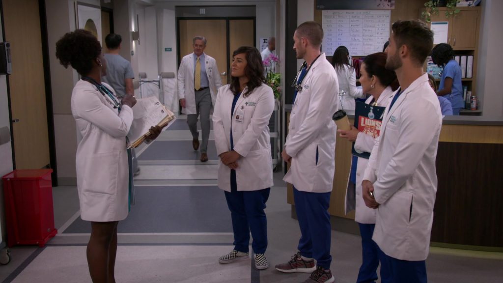 Adidas Shoes Worn by Lucas Neff as Dr. Caleb Sommers in Carol's Second Act – Season 1, Episode 2, You Give Me Fever (2019) (Image 2)