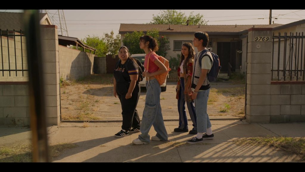 Adidas Shoes of Keyla Monterroso Mejia as Gloria in Freeridge S01E03 “Cinnamon” (2023) (Image 1)