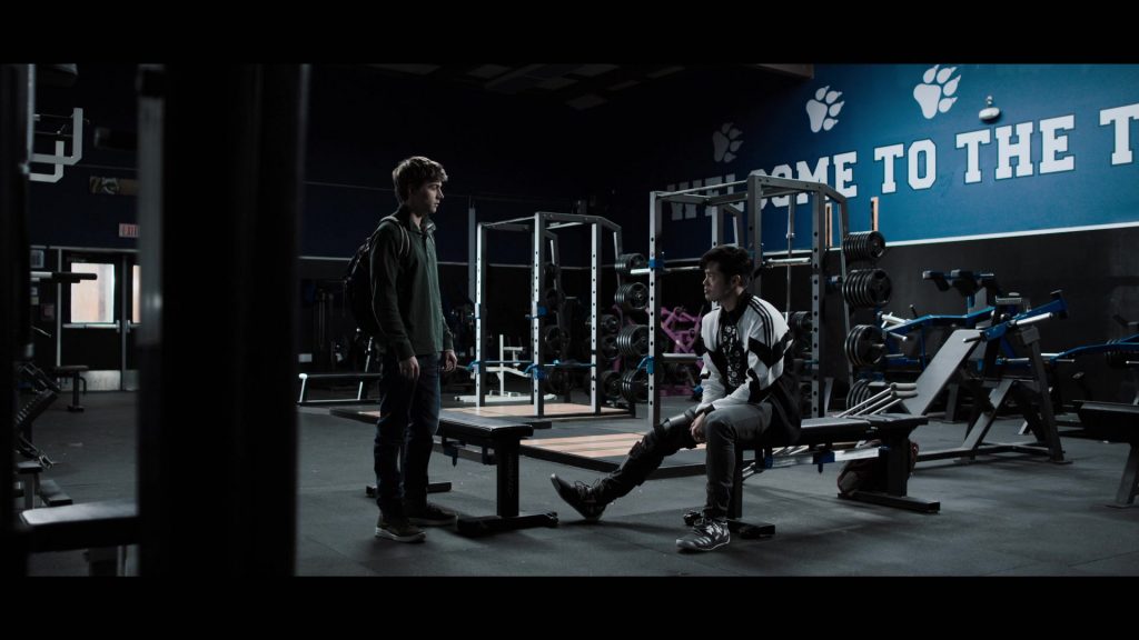 Adidas Sneakers and Jacket Worn by Ross Butler as Zach in 13 Reasons Why – Season 3, Episode 12, “And Then the Hurricane Hit” (2019) (Image 1)
