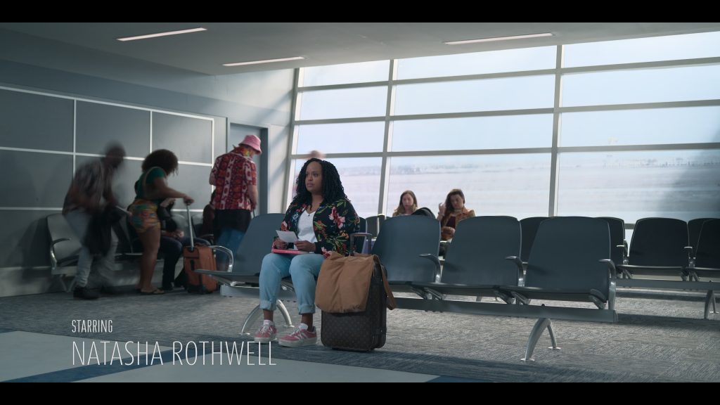 Adidas Sneakers and Louis Vuitton Luggage in How to Die Alone S01E08 (2024) (Image 3)