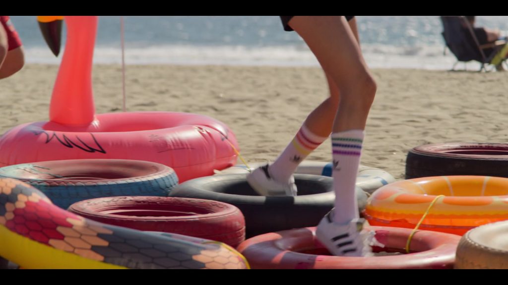 Adidas Sneakers and Socks of Breanna Yde as Gina in Malibu Rescue - The Next Wave (2020) (Image 1)