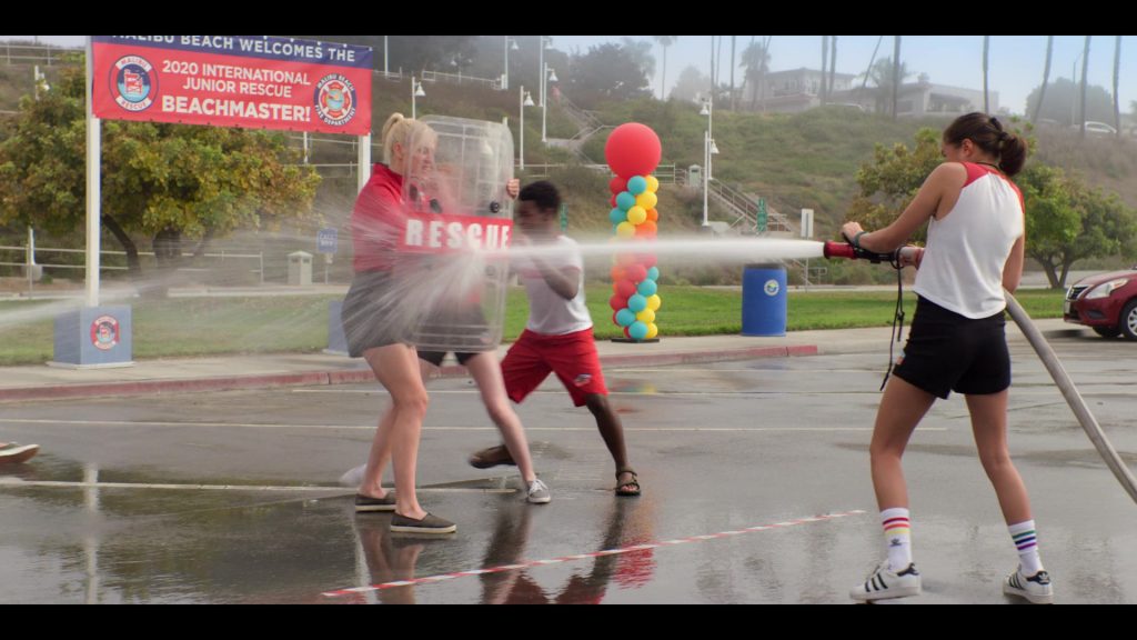 Adidas Sneakers and Socks of Breanna Yde as Gina in Malibu Rescue - The Next Wave (2020) (Image 2)